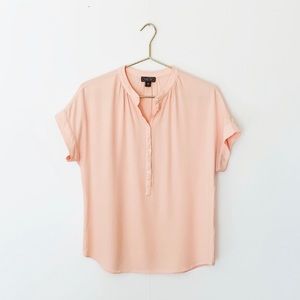 J. Crew Point Sur Drapey Popover Shirt, Size S